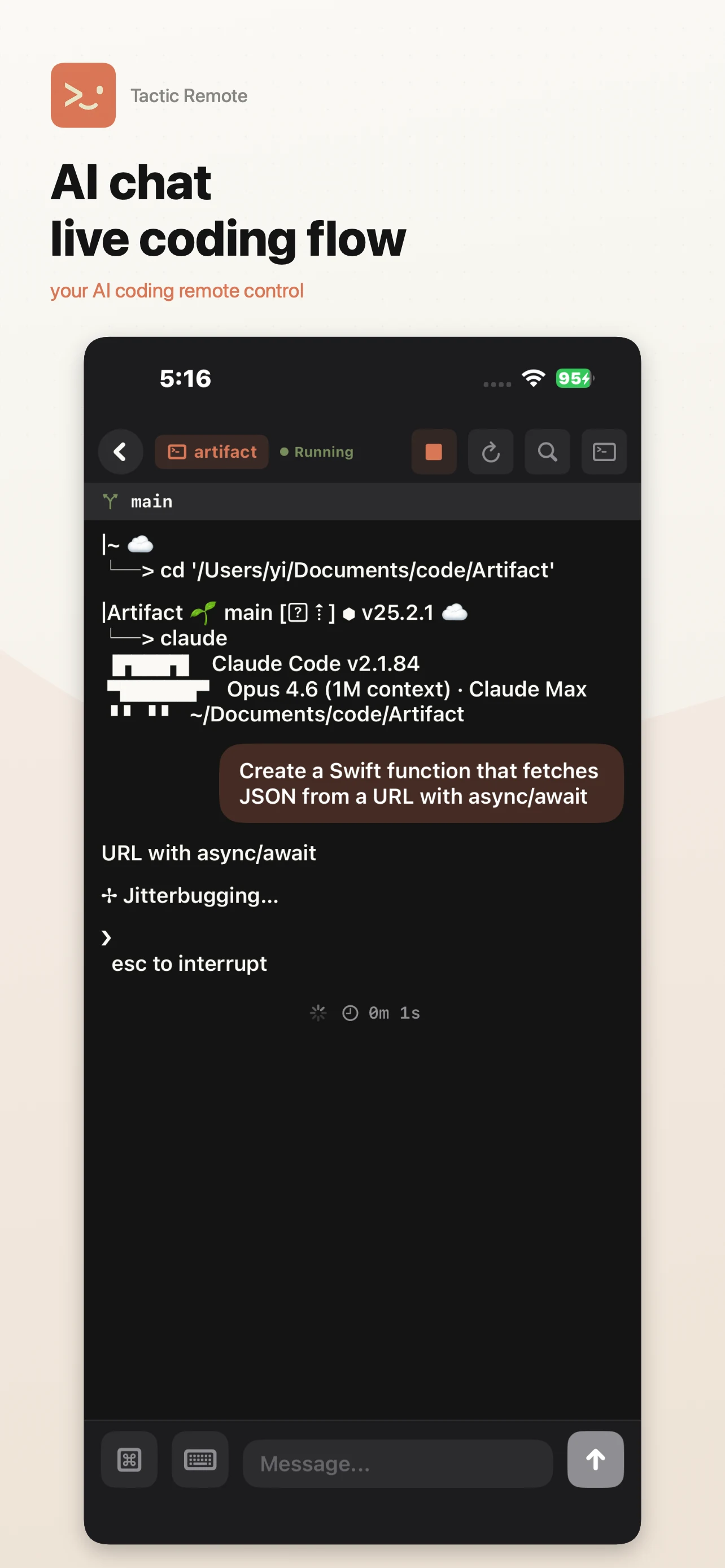 Tactic Remote: live coding conversation in English